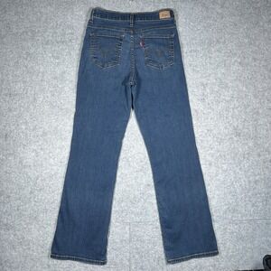Levis 512 Denim Jeans Women's Size 27.5x31 Blue Perfectly Slimming Bootcut
